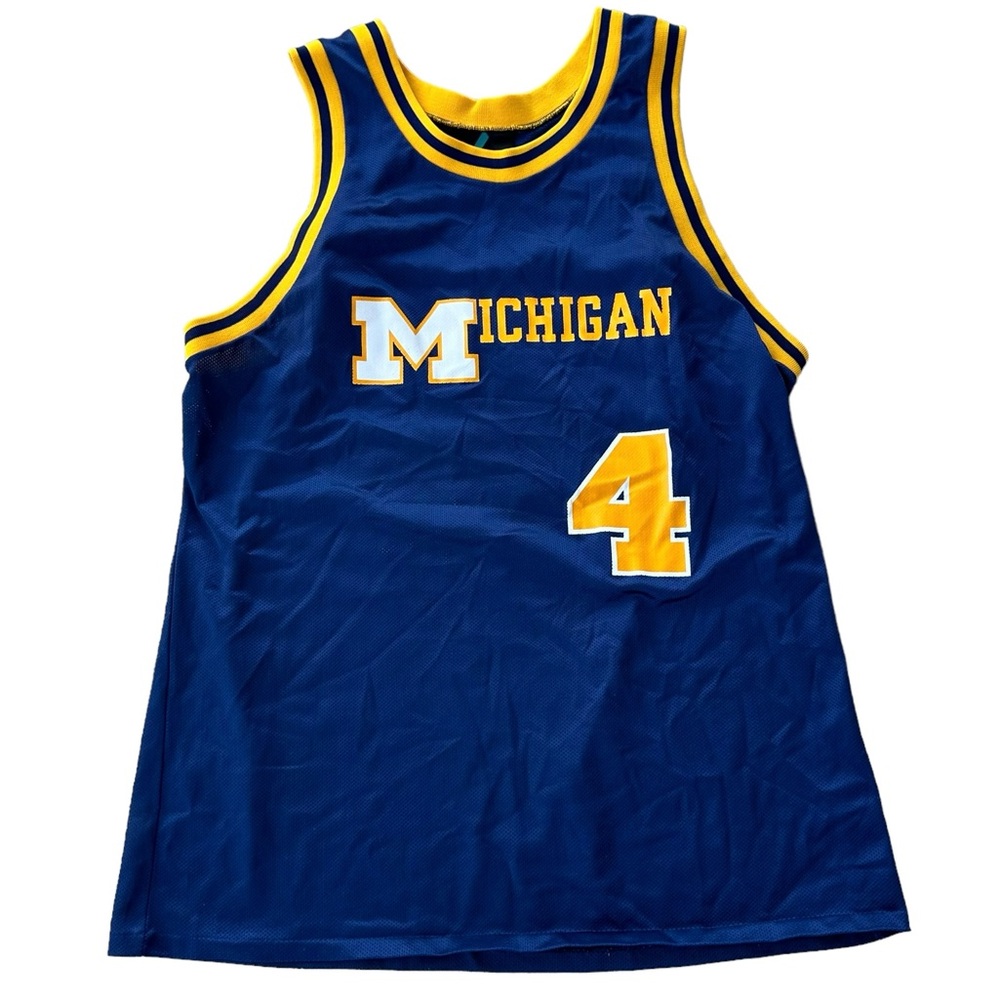 Vintage Michigan Wolverines jersey mens large basketball Chris Webber I